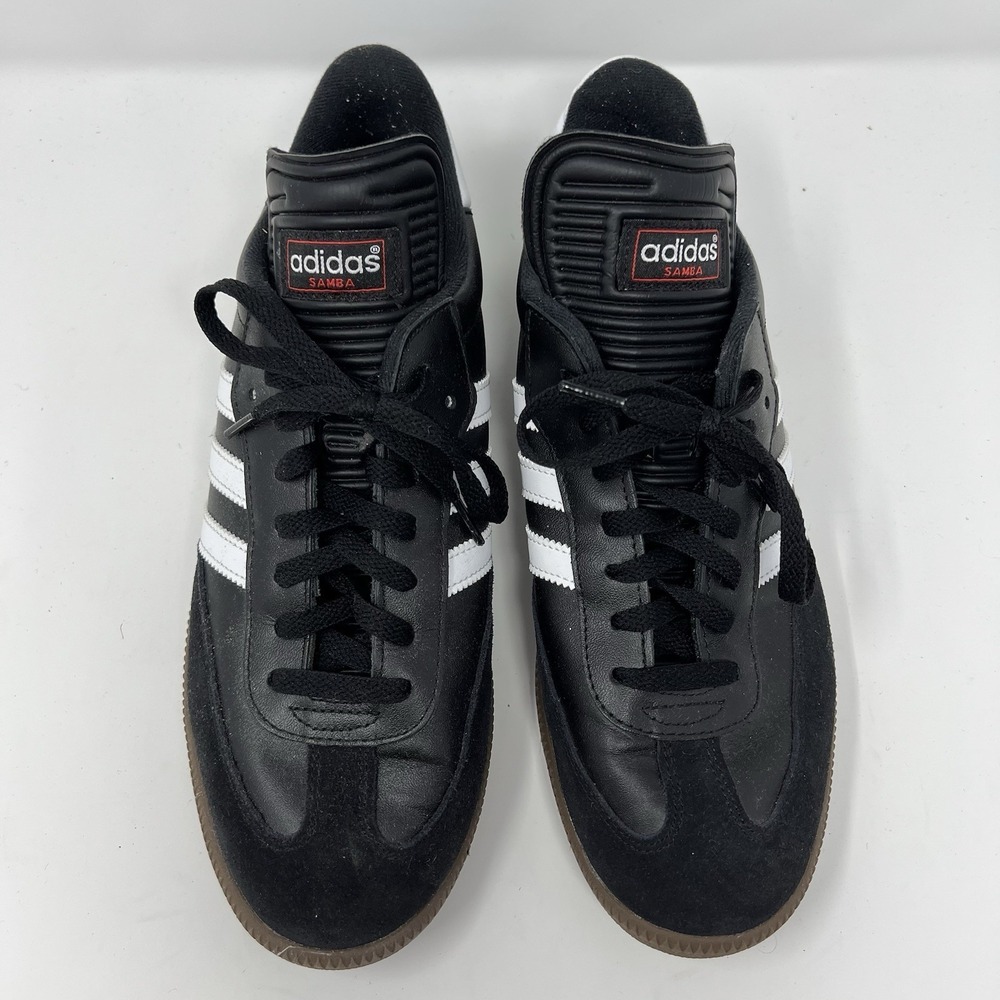 adidas Samba Sneakers Mens Size 11.5 Black White Low Top Lace-Up Athletic Soccer - Picture 3 of 15